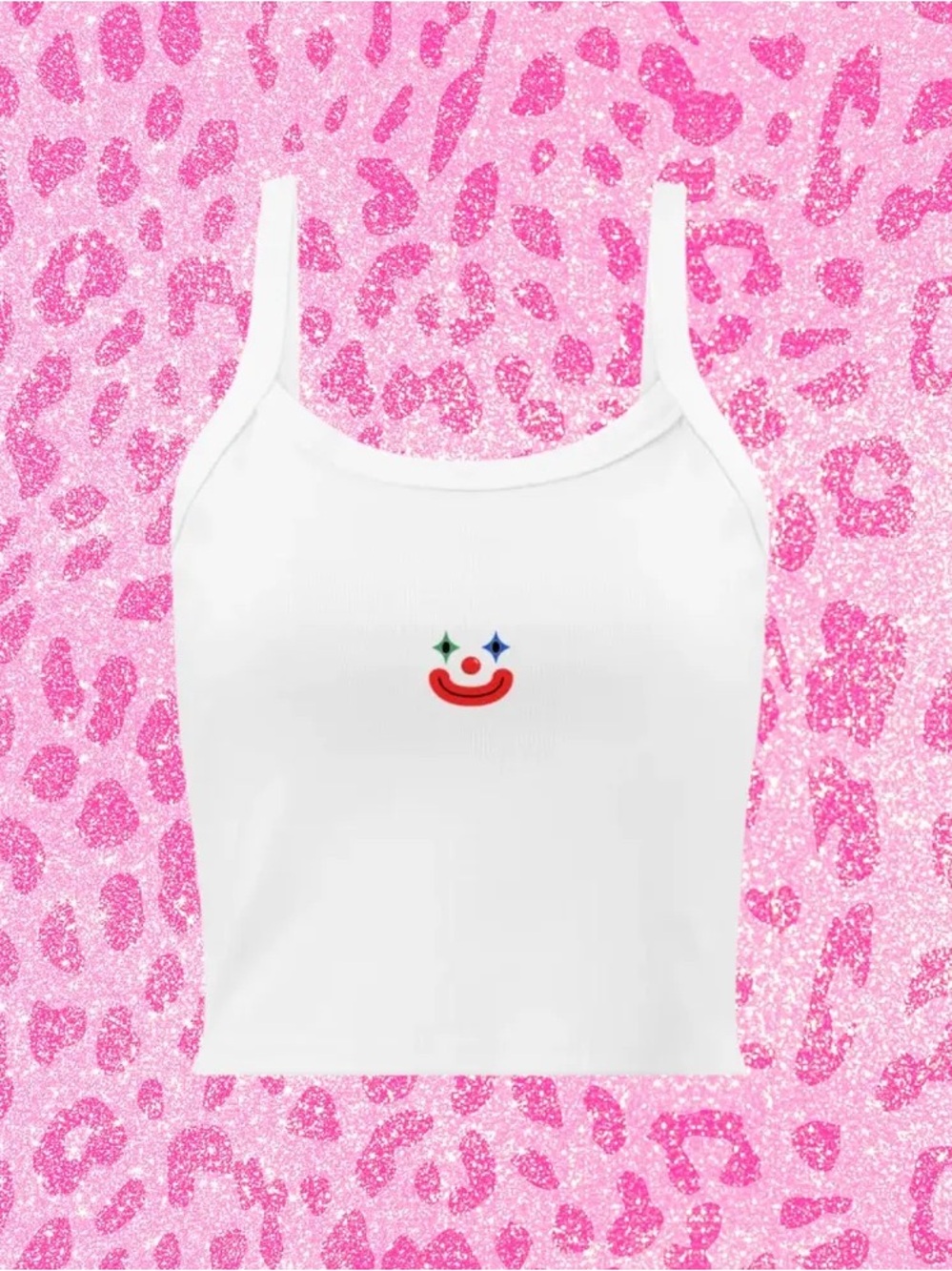 Clown womens tank top